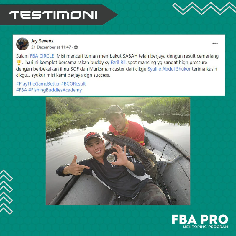 Testimoni Jay Sevenz bersama Ezril Ril, FBA Circle